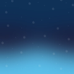 Midnight Blue Snowy Gradient