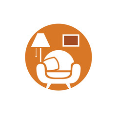 furniture vector abstract logo modern style