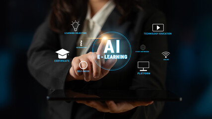The role of AI in E-Learning for personalized online education. An adaptive learning platform with...