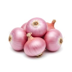 onions isolated on white background