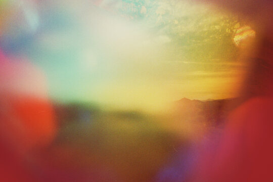 abstract colorful bokeh background