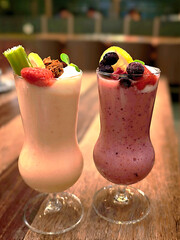Mixed berry smoothie - a refreshing drink.