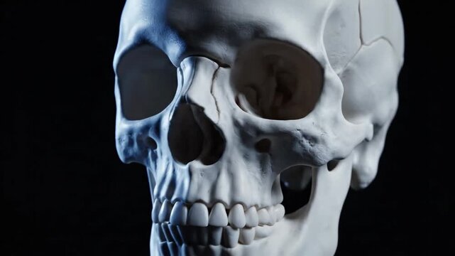 Rotating 3D Visualization of Human Zygomatic Bone Anatomy
