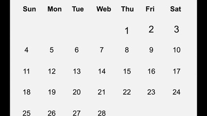 Calendar February 2026 Weekly Planner Digital Desktop Organizer Time Management Productivity Tool
