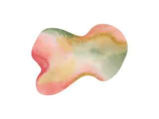 Grunge abstract circle drawn with brush stroke, clipart illustration png element isolated on transparent background