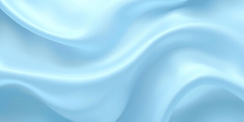 Fototapeta premium Soft blue fabric texture with gentle waves and highlights