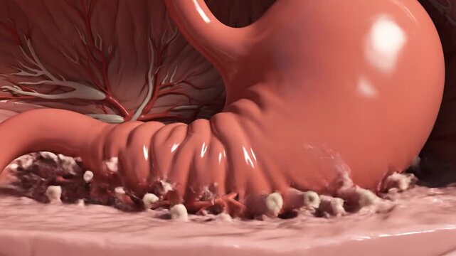 3D Anatomical Animation of the Human Digestive System