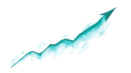 Abstract Business Performance Chart, Upward Trend Concept