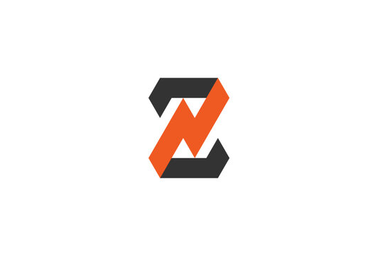 Initial Letter Z Lightnig Bolt Logo design, vector illustration