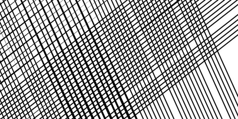 Seamless pattern with symmetric geometric ornament. black gray vertical stripes . Seamless black lines on a white background. abstract wallpaper. Digital paper for textile print, page fill. Vector .