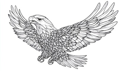 Majestic Eagle in Flight