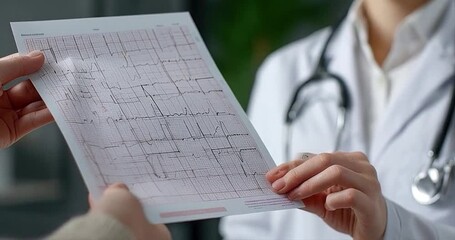 Medical professionals examining healthcare data analysis results - Powered by Adobe