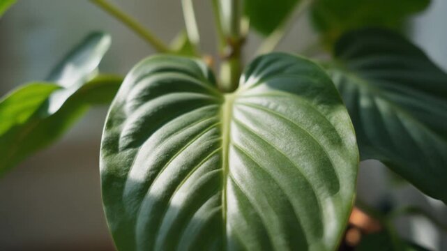 観葉植物のアップ