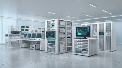 Edge Computing Devices Network Infrastructure Technology Visualization