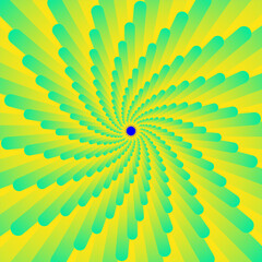 Colorful Inception pattern. Mini red hearts. Colourful pastel. Rainbow inception pattern.