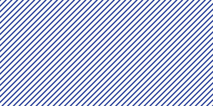blue stripes on white background. Striped diagonal pattern Vector illustration of Seamless background Christmas or winter theme Background with slanted lines