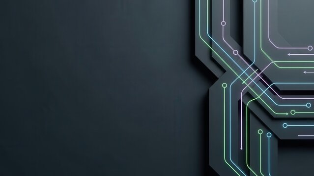 Advanced layered design emphasizing technical aesthetics