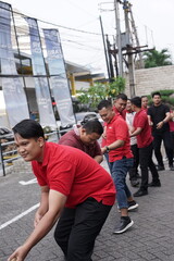 traditional community games held during Indonesia&rsquo;s Independence Day celebrations on August 17.