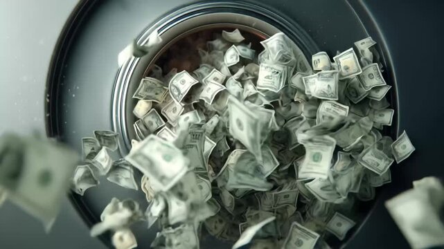 Anti-Money Laundering AML concept, Graphic depicting the Anti-Money Laundering (AML) concept