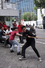 traditional community games held during Indonesia&rsquo;s Independence Day celebrations on August 17.