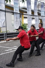traditional community games held during Indonesia&rsquo;s Independence Day celebrations on August 17.