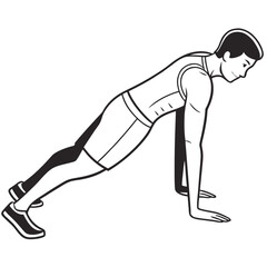 Minimal winter boot outline cold season vector illustration