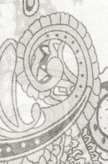 Cloud Dancer pattern in a soft, neutral color palette