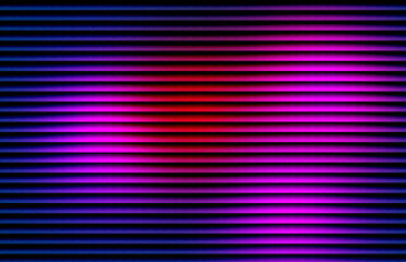 Abstract background with horizontal lines of purple and blue light, with a bright red glow in the center, creating a futuristic and vibrant visual effect