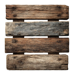 a set of aged wooden planks with gaps clipart, traditional boardwalk decor, Textured wooden planks with natural tones, ideal for backgrounds, design, or rustic themes in various creative projects.