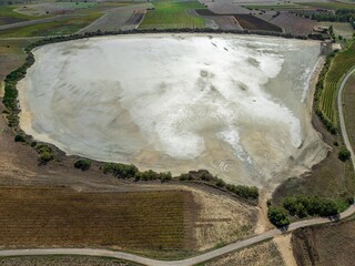 "Su Stani Saliu", brackish water lagoon, natural Park. Sardinia, Italy
