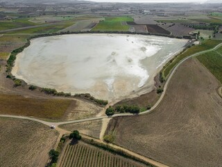 "Su Stani Saliu", brackish water lagoon, natural Park. Sardinia, Italy