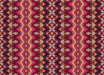 seamless  abstract colorful graphic ikat patola pattern background