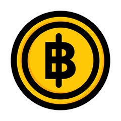 Baht Coin Icon