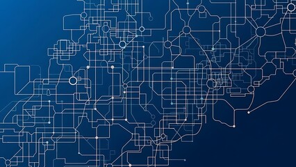 Abstract Circuit Board Pattern Technology Background Design Element