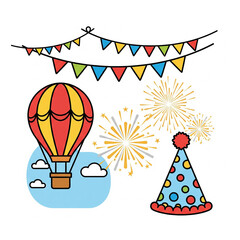 Fototapeta premium vector illustration of a circus tent