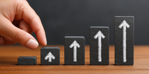 Business growth investment strategies financial success charts profit increase plan in a dynamic environment