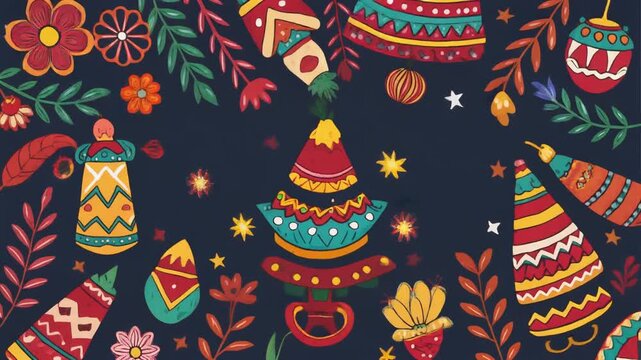 🎄 Seamless Christmas tree pattern vector illustration for winter holiday decoration and new year design