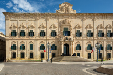 Fototapeta premium Valletta's Auberge de Castille