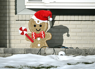 Gingerbread Man Outdoor Decoration