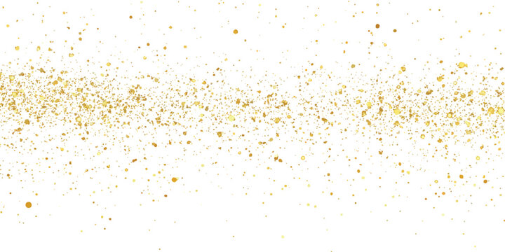 Shiny gold sparkle glistering confetti for Christmas decoration. gold, border, confetti, dust, falling, glamour, sparkle, splash, splatter, colours, dot, festive, invitation, luxury, particle, party, 