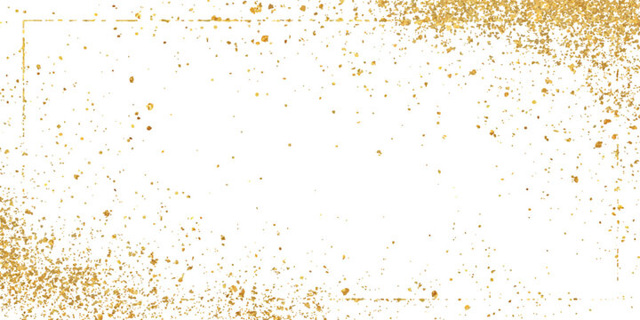 Shiny gold sparkle glistering confetti for Christmas decoration. gold, border, confetti, dust, falling, glamour, sparkle, splash, splatter, colours, dot, festive, invitation, luxury, particle, party, 