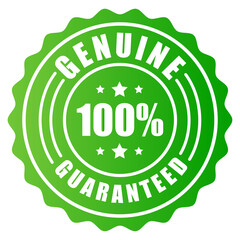 100% satisfaction guaranteed seal or label flat icon design