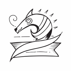 Simple ice crystal symbols winter geometric outline vector illustration