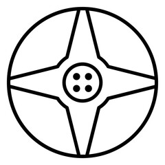 rim black icon