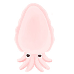 Pink cuttlefish
