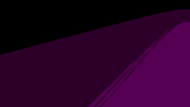Abstract minimalist dark purple background with a dynamic bright curved brush stroke