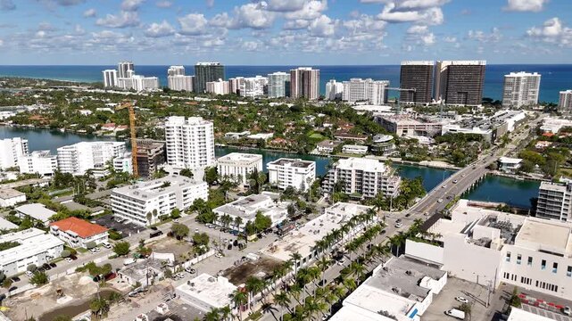 Drone video of Boca Raton Beach