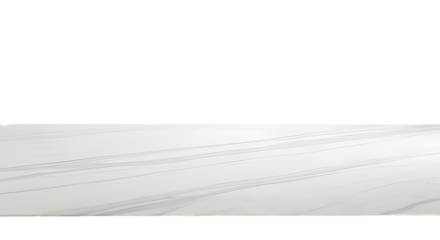 Blank white paper sheets stacked isolated on transparent background