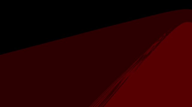 Abstract minimalist dark red background with a dynamic bright curved brush stroke