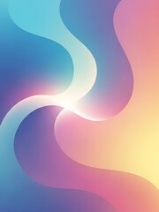 Soft Colorful Abstract Background with Smooth Flowing Shapes, Subtle Glow and Modern Minimalist Design, High Contrast Visuals Ideal for Quiz Videos, Text Overlays and Digital Content